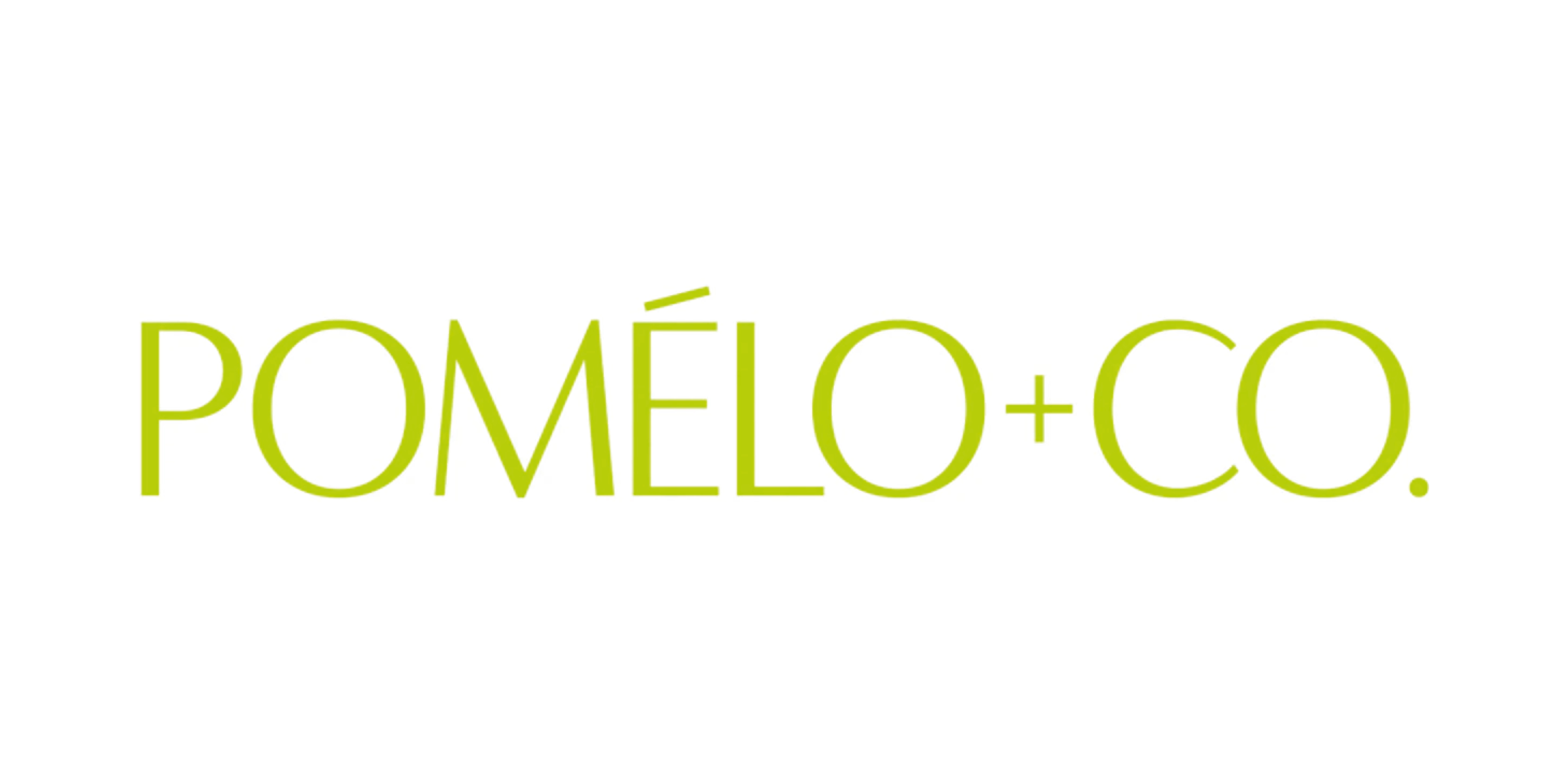 Das Logo von dem Unternehmen Pomelo+Co ist hier hinterlegt.